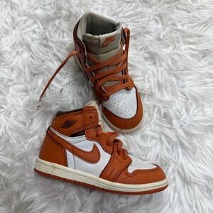 Air Jordan Retro High "Starfish" Kids Shoes Youth Sz 10C Classic 2022 Sneakers